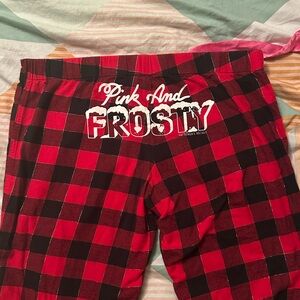Pink Flannel Lounge Pajama Pants
